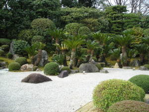 友禅苑の庭園