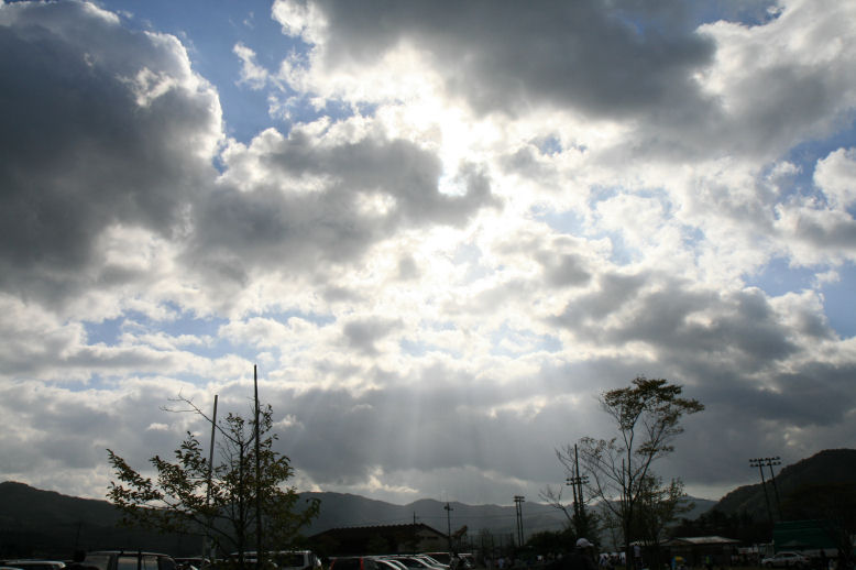 幻想的な蒜山高原の朝